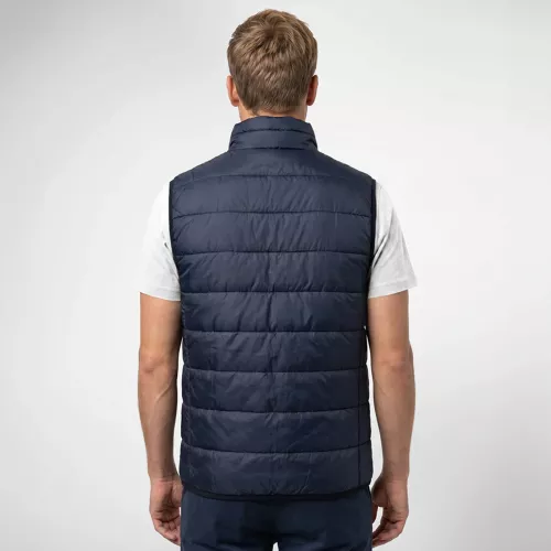 Bodywarmer bleu dos
